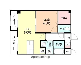 コンフォール魚津【303号室】の間取り