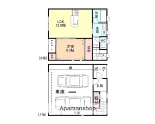 WILLⅢ(ガレージ付)【K号室】の間取り