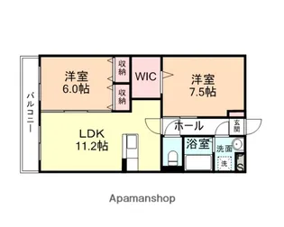 ドリームフェリオ【3階】の間取り