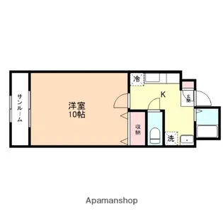 ネオサイト・タカムラ D棟【103号室】の間取り