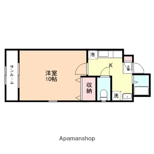 ネオサイト・タカムラ D棟【202号室】の間取り