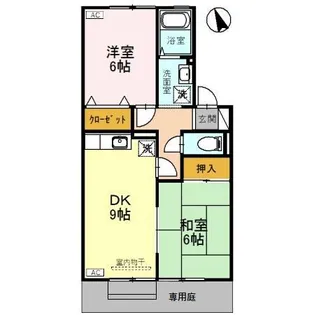 レジデンス アグリー【1階】の間取り