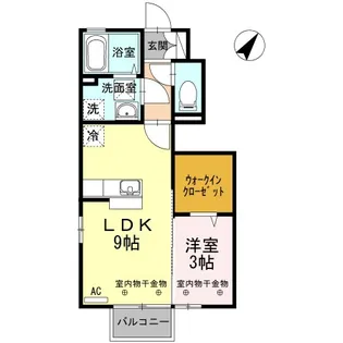 ドムス滑川【1階】の間取り