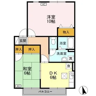 ヴィラ・アネシス C棟【1階】の間取り