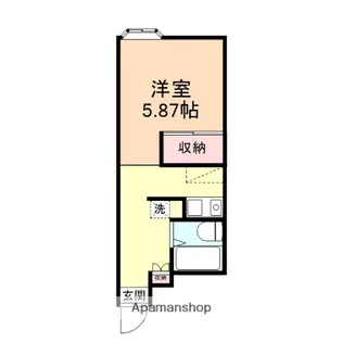 グリーンヒルなかむら【102号室】の間取り