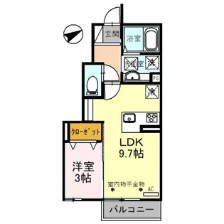 COMODO CASA(コモド カーサ)【1階】の間取り
