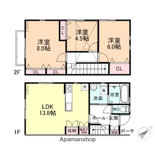 シエラフェスタ【A号室】の間取り