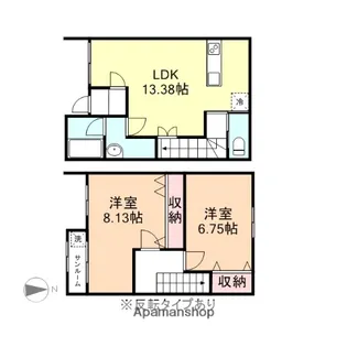 メゾン・ド・ジャルⅡ【102号室】の間取り