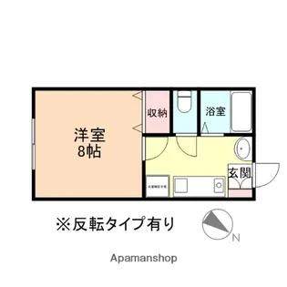 サングリーン小杉【202号室】の間取り