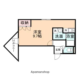 ビラビエナ【303号室】の間取り