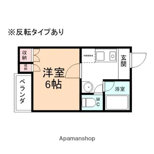 ハイムローデリィ【206号室】の間取り