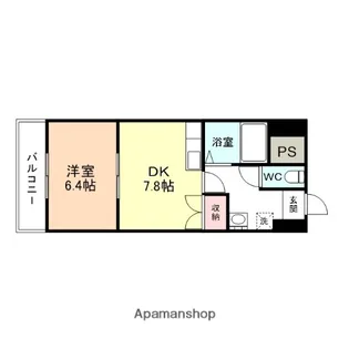大門マンション【306号室】の間取り