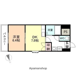 大門マンション【2階】の間取り