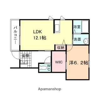 エクセルシャルム【B103号室】の間取り