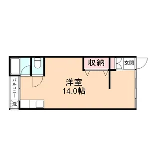 みつわ荘【202号室】の間取り