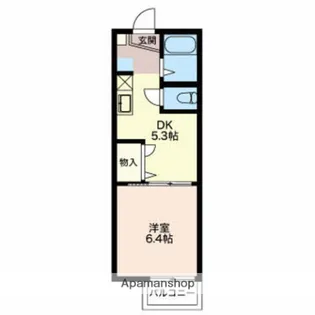 スプルースはるか【202号室】の間取り
