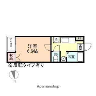 メゾングランデュール山田A棟【201号室】の間取り