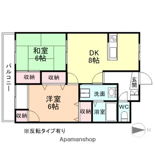 リバーサイド柏【1階】の間取り