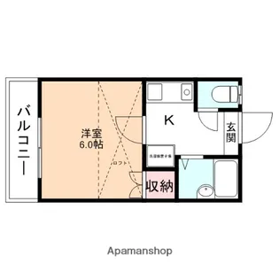 アリビオ駅南【201号室】の間取り