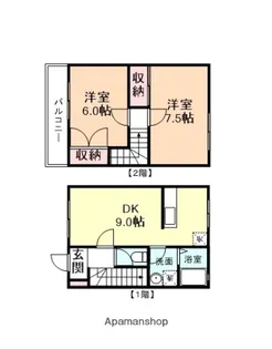 ロイヤルコート壱番館【211号室】の間取り