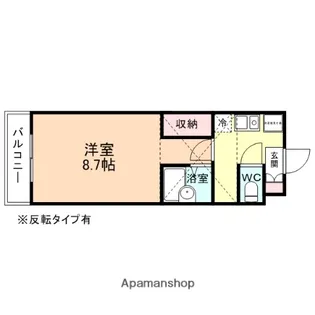 ソシアフレンド館【1階】の間取り