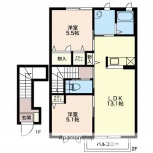 プランドール・ソフィア【2階】の間取り