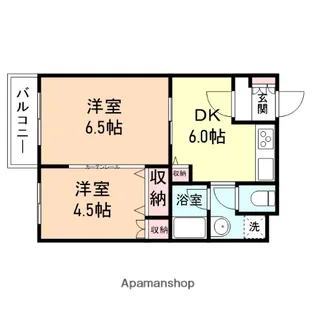 ガーデンハイツ多賀 A棟【303号室】の間取り