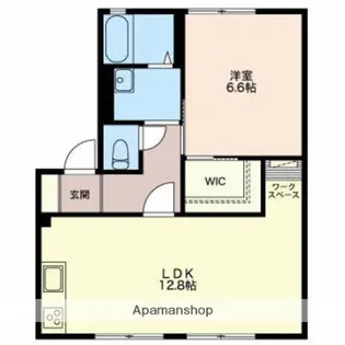 メゾン・ラフィーネ B【105号室】の間取り