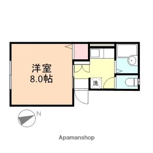 プレジール小杉台【102号室】の間取り