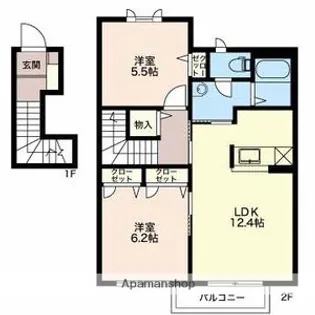 エクセランT7【2階】の間取り
