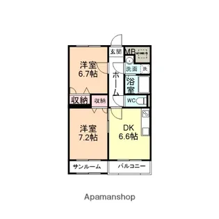 ステーション・ビュー【1階】の間取り