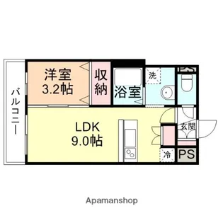 富山県高岡市駅南5丁目【マンション】の間取り