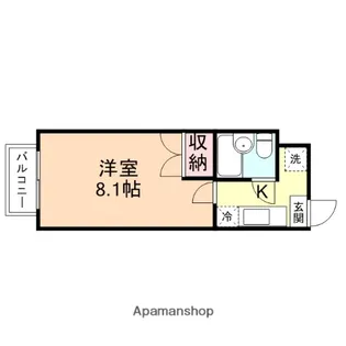 サンライトイン高岡3【202号室】の間取り