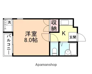 AKIビレッジ【205号室】の間取り