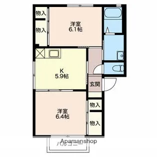 セブ97【1階】の間取り