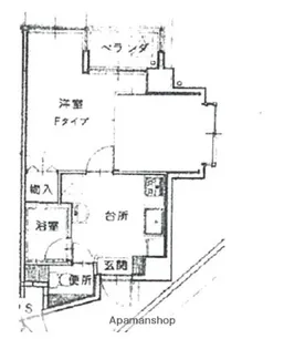 ハイムローデリィⅡ【401号室】の間取り