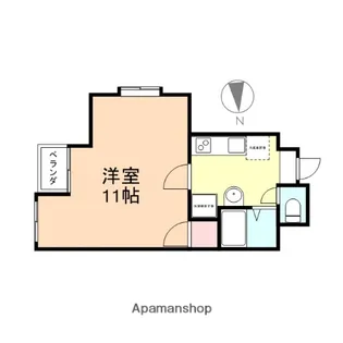 ハイムローデリィⅡ【311号室】の間取り
