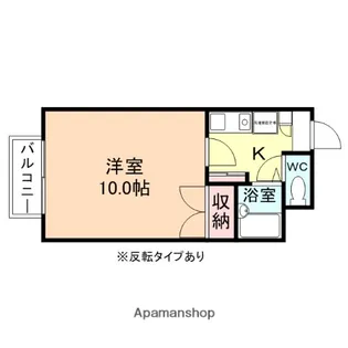 WELLNESSMARK太閤山【3階】の間取り