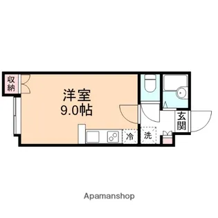 レクリオ江尻万葉台【205号室】の間取り