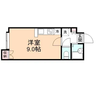 レクリオ江尻万葉台【206号室】の間取り
