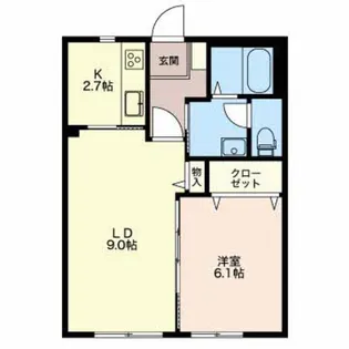 ヴィラ クオーレⅡ【1階】の間取り