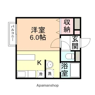 サンライトイン高岡6【103号室】の間取り