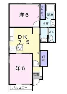クリオコートⅢ【1階】の間取り