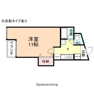 ハイムローデリィⅡ【217号室】の間取り
