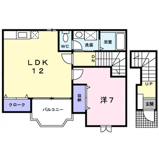 デスパシオ【2階】の間取り