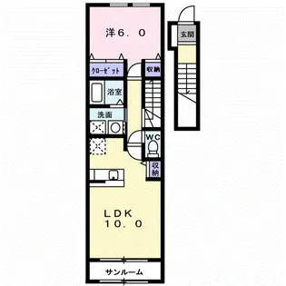 グランティス【2階】の間取り
