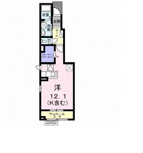 パイン【1階】の間取り