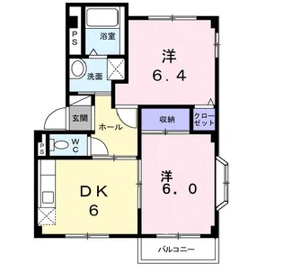 アルカディアⅡ【2階】の間取り