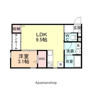 ハレクラニ【2階】の間取り
