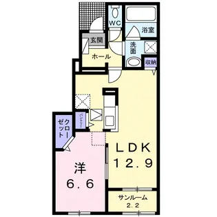 アン・ジュールⅤ【1階】の間取り